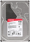  Жесткий диск Toshiba X300 (HDWE160UZSVA), 6 ТБ, HDD, 3.5", SATA III, 128 МБ, 7200 об/мин 